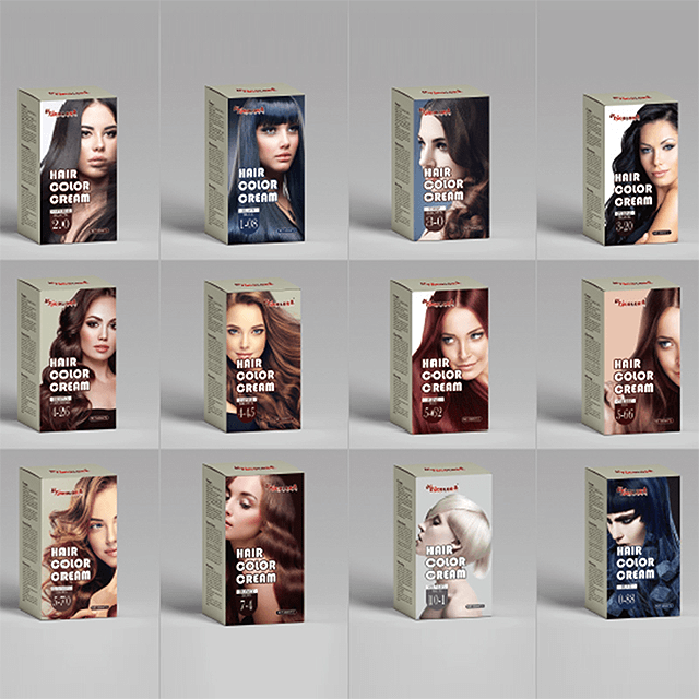 60ml Vogue Hair Color Cream para sa Salon