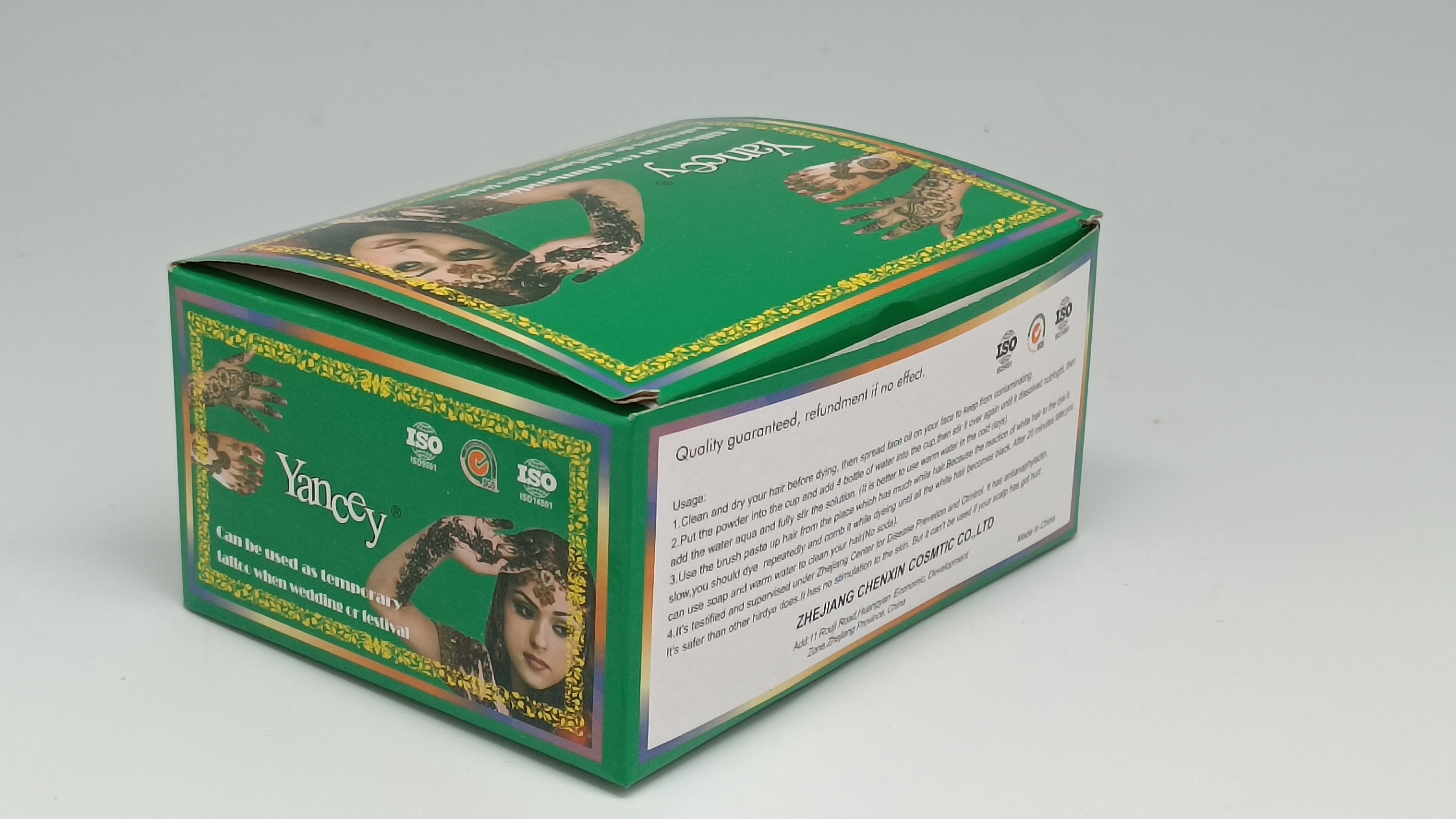 Yancey hair dye powder